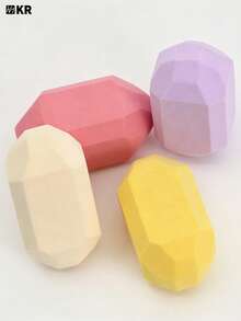 4/8/12Pcs Candy Multi Color Beauty Sponges Makeup Blender Set, Latex-Free Soft Makeup Sponges Wet & Dry Dual Use, Flawless Foundation Blending Sponge For Liquids, Creams, Powders & Concealer, Cosmetic Makeup Eggs For All Skin Types - Multicolor - View 7