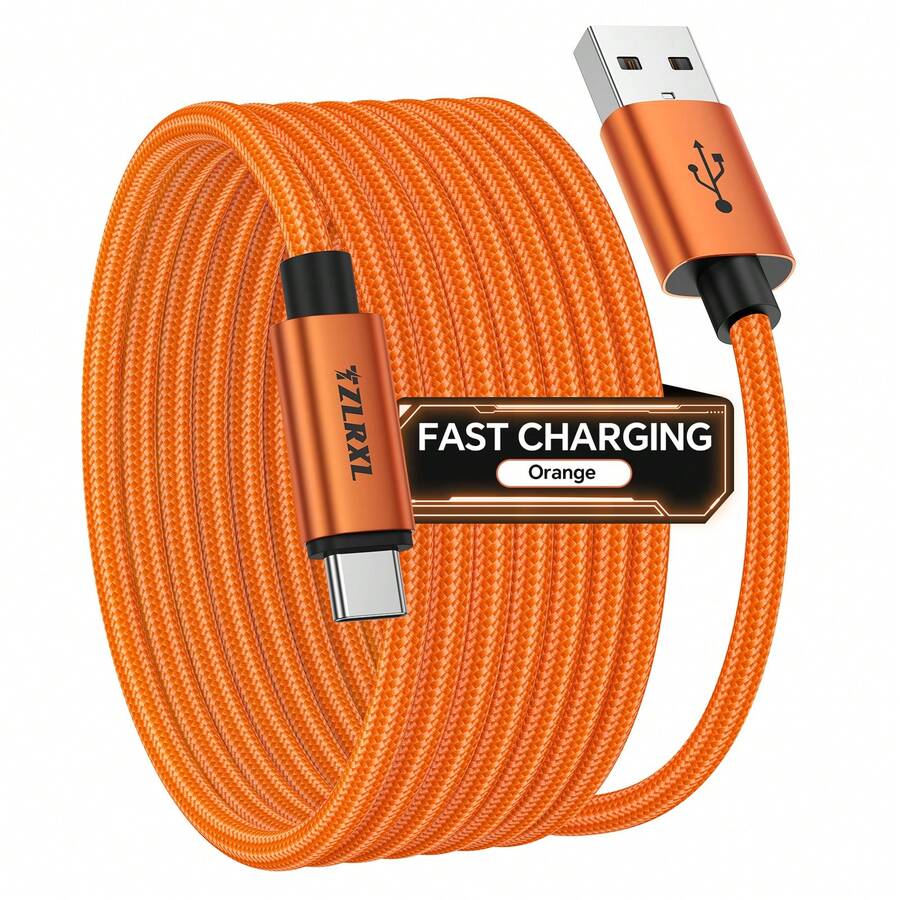 USB-C 快充數據線，60W 高品質純銅芯，100cm/200cm 長度，支援 2.0 數據傳輸（最高 480Mbps 傳輸速率），相容於華為、Infinixnote 及其他 USB-C 設備