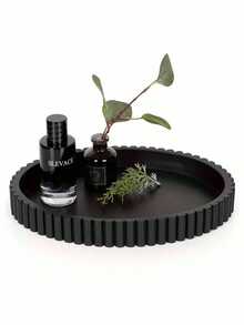 1PC Jewelry Tray, Coffee Table Tray, Aromatherapy Holder, Round Storage Tray, ABS Plastic Material, For Storage And Organization, Suitable For Home, Bedroom, Vanity, Dining Room, Kitchen Countertop, Bathroom And Daily Use, Decorative Item - Multicolor - View 10