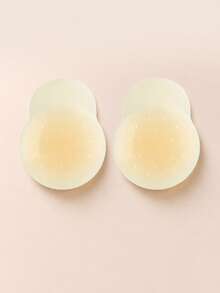 1 Pair Reusable Silicone Breast Lift Tape, Invisible Self-Adhesive Breast Pads With Breathable Holes, Push-Up Breast Enhancer For Backless Dresses - Multicolor - View 8