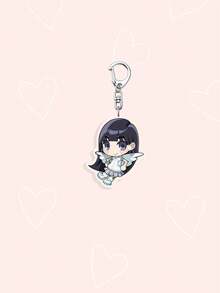 1 Set Acrylic New Jeans Cartoon Character Keychain, Animal Cute Cute Bunny Backpack Pendant,Bestie Gift Keychain Bag Charm, Birthday Gift - Multicolor - View 7