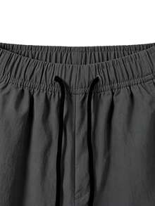 Women's Spring/Autumn Sports Long Pants, Elastic Waistband With Drawstring, Adjustable Cuffs, Suitable For Daily Wear And Outdoor Hiking - Grey - View 4