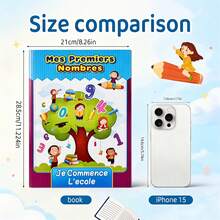 French Language Learning Activity Workbook, 2 Books Set, Letter And Number Tracing Book For Writing Training - Multicolor - View 3