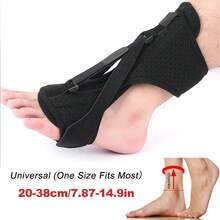 1pc Adjustable AFO Foot Brace, Lightweight Foot Splint Support, Ankle Foot Stabilizer For Daily Walking & Outdoor Activity - Black - View 3