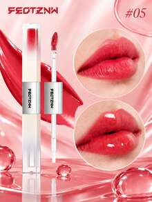 FEOTZNW Dual-Ended Liquid Lipstick - Mirror Gloss & Matte Velvet, Long-Lasting, Smudge-Proof And Transfer-Resistant, Perfect Gift For Women - 05 - 05# - View 1