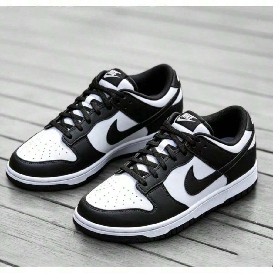 Nike أحذية نسائية كاجوال - أبيض وأسود - مشاهدة 1
