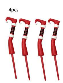[3D]Christmas Elf Leg Potted Ground Plug 3D Printed Flower Pot Decoration Branch Plug Christmas Courtyard Garden Greenery Scenery Fun Ornament - Multicolor - View 8