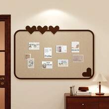 1pc Lovey Felt Photo Storage Board, No Hole Punching Required, Suitable For Baby Room Storage Decoration And Living Room Decorative Items - Multicolor - View 9