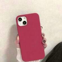 新款奢華防震親膚酒紅色手機殼，適用於 iPhone 18 Pro、17、16、15 Pro、14 Plus、13、12、11、17 Pro Max、Air、XR、XS Max、X/XS、7/8 Plus、7/8，防摔光滑保護殼，耐摔設計，親膚材質，海軍藍，生日派對禮物 - 山茶紅 - 查看 5