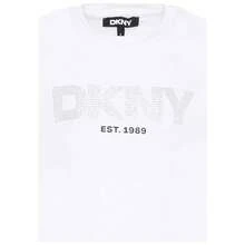 DKNY تيشيرتات طفلة صغيرة - أبيض - مشاهدة 3