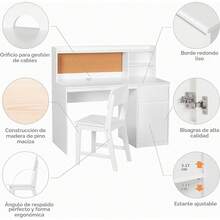 Kids Desks & Desk Sets - Black - View 7