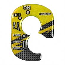 3D Motorcycle PVC Ignition Switch Key Lock Cover Motorbike Stickers Accessories - A - View 6