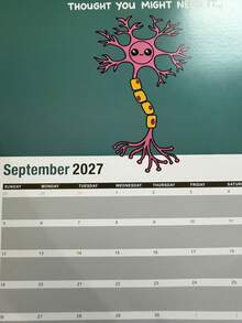 2027 Humorous Wall Calendar - Unreservedly Funny Monthly Schedule, Unique Novelty Gift For Friends And Colleagues, Double-Wire Bound Hanging Planner, Christmas And Halloween Holiday Decoration, Small Gift - Multiple Styles - View 3