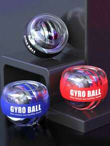 1pc Auto-Start Gyro Grip Strength Ball, Wrist Exerciser Fitness Ball For Adults, Halloween - Multicolor - View 1