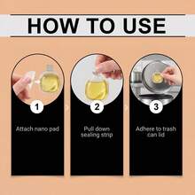 JUE FISH 4 Buah Pod Penghilang Bau Tempat Sampah, Pengharum Ruangan Lengket dengan Aroma Osmanthus untuk Dapur, Kamar Mandi, Kantor, dan Pembersihan Rumah - Liquid - View 4