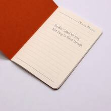 5 Random Color A6 Medium Softcover Stitched Notebooks, 12 Bright Cover Colors To Choose From, Pre-Printed Lined Pages With Date And Memo Area, Portable Writing Notebooks, Suitable For Students, Office, Daily Journaling And Travel Records - One Size - View 5