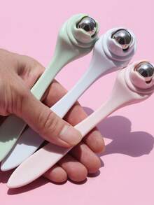 Beauty Eye Massage Roller, Steel Ball Manual Eye Massager, Metal Roller Massage Wand For Dark Circles, Eye Cream Applicator, Designed For Eye Care And Beauty - Multicolor - View 1