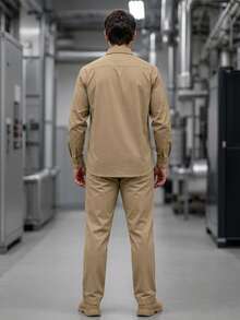 Men Scrub Sets - Khaki - View 2