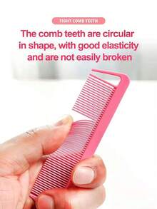 1/7-Piece Professional Pintail Comb Set, Including Pintail Comb, Parting Comb, Stainless Steel Pintail Comb, Anti-Static Hair Comb, Braiding Comb, Fine-Tooth Pintail Comb, Highlighting Comb, Etc., Multi-Functional, Suitable For Normal Hair, Candy Col - Multicolor - View 9