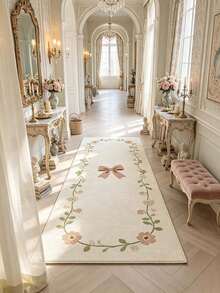 1 buah Keset Lantai Motif Pita Bunga, Keset Kamar Mandi, Karpet Kamar Mandi, Keset Pintu, Karpet Kecil, Karpet, Keset Lantai, Dekorasi Rumah, Karpet Area, Keset Luar Ruangan, Dekorasi Rumah, Karpet Area, Karpet Kamar Tidur, Karpet yang Dapat Dicuci - MultiWarna - View 1