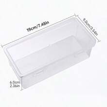 Large Clear PP Nail Polish Storage Box - Stackable Manicure Tool Organizer, Salon-Grade Beauty Accessory Box, Gift For Her, Christmas Gift, Ideal Gift, Room Decor - Multicolor - View 3
