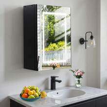 Bathroom Mirrors - Black - View 8