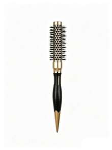 Gold Pointed Tail Aluminum Tube Ceramic Round Brush, For Styling, Volumizing And Curling; Heat-Conductive And Air-Purifying Hair Brush - Multicolor - View 21