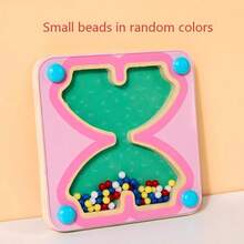 Multifunctional Wooden Fridge Magnet Busy Board, Baby Dressing Buttons, Lacing, Gears, Clock, Early Education Educational Magnetic Fridge Magnet Toy - Multicolor - View 20