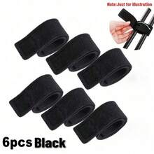 6pcs Elastic Fishing Rod Straps, Easy To Fasten And Reusable - Multicolor - View 11