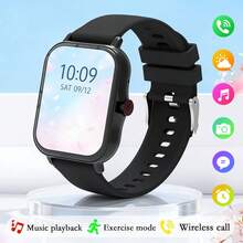 1.83-Inch HD Display Smart Sports Watch, Wireless Calling, Multiple Sports Modes, Sedentary Reminder, Music Playback, Camera Control And More, Suitable As Gift For Friends And Couples, Casual Accessory, Compatible With Android And IOS - View 2