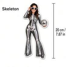 Personalized Photo Face Cutout Costume Party Banner, Custom Halloween Portrait Banner For Spooky Birthday Celebrations, Halloween Party Backdrop And Photo Booth Decor, Fun Gift For Women, Friends, Family And Halloween Costume Party Guests - Multicolor - View 10