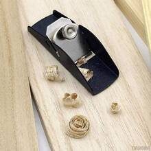 Serut Tangan Mini, Alas Pemangkas Kayu, Mata Pisau Pemotong Tukang Kayu, Serut Tangan Datar, Alat Tukang Kayu Dorong - hitam - View 2
