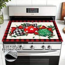1pc Christmas Decorative Pattern Diatomaceous Earth Absorbent Mat, Kitchen Countertop Water-Absorbing Drying Pad, Coffee Machine Mat, Pour-Over Coffee Pot Mat, Dish Drainer Mat, Non-Slip Heat-Resistant Kitchen Mat, Table Mat, Breakfast Mat, Washing Machine Mat, Home Kitchen Dining Table Coffee Shop Bar Decorative Mat, Holiday Party Housewarming Gift - Multicolor - View 13