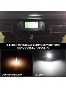 Luces Matrícula Coche Para Fo rd Para F150 Para Super Duty Para Ranger Para Explorer Para Bronco Para Expedition Luces Matrícula LED Conjunto Lámpara Luz Etiqueta - A - Ver 8