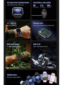 2026 New Teenager Smart Watch, Equipped With High-Definition Touchscreen, Supports Step Counting, Sedentary Reminder, Alarm Clock, Stopwatch, Multi-Language Switching, Low Power Consumption Design, Long Battery Life, Rich And Practical Functions, Ideal Gift For Teenager Students - Multi-color 2 - View 2