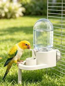 Bird Water Dispenser: Automatic Bird Waterer (Suitable For Bird Cage), Anti-Spill Design, Parrot Cage Water Dispenser, PC/ABS Material, Bird Small Pet Hanging Feeder, Water Dispenser, Water Bottle, External Hanging Bird Cage Accessory, Thin Breathable Parrot Diaper, Outdoor Poop Pad - Multiple Items - View 7