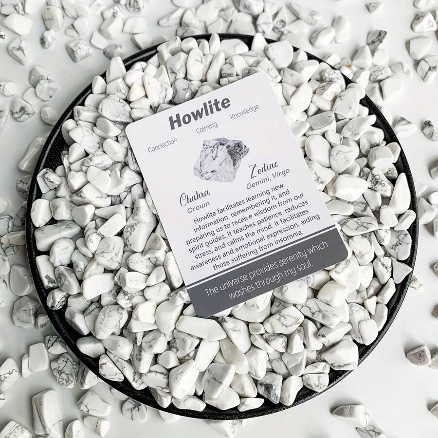 Natural White Pine Crushed Stone, Suitable For Aquarium, Fish Tank, Bonsai, Terrarium And DIY. - White - View 1