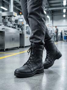 Men Military & Tactical Boots - Black - View 2