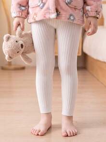 4 PCS Girls Basic Stirrup Tights, Skin‑Friendly Breathable Kids Pantyhose, Elastic Toddler Stockings For Spring Autumn - Multicolor - View 6