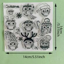 Snowflake Christmas Ornament Clear Silicone Stamp,Winter Holiday Decor Transparent Rubber Seal For Card Making Scrapbook Journal DIY Craft Stamp - SD-2 - View 21