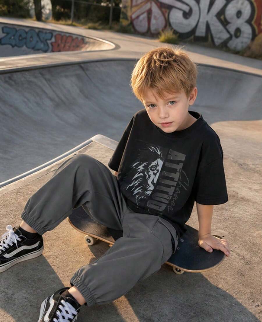 Tween Boys Extended Size Sets - Grey - View 1