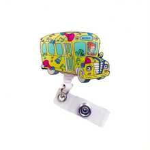 Retractable D Card Holder Reel With Cute Cartoon Design, Nurse Hospital Badge Holder Office Lanyard 1pc - X147 - View 1