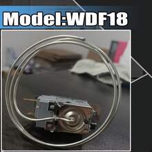 WDF18-L ترموستات ثلاجة عالمي، مفتاح تحكم درجة الحرارة الميكانيكي للمجمد، مناسب لاستبدال مفتاح تحكم درجة حرارة الثلاجة - فضي - مشاهدة 5