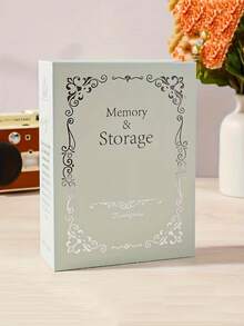 1pc 6-Inch Small Photo Album, Standard 4R, 4*6, 50 Inner Pages Holds 100 Photos, Vertical Photo Placement, Double-Sided Photo Album, Premium Luxury Nordic Style Design, Couple Photo Album, Wedding Photo Album, Memory Commemorative Album, Suitable As A Gift - Multicolor - View 13