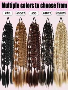 24 Inch Lantern Bubble Ponytail Hair Extension, Comfortable To Wear, Suitable For Women's Daily Life And Gatherings - Multicolor - View 3