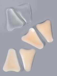 1/3pcs Anti-Exposure Transparent Thin Water Drop Invisible Silicone Intimate Pads For Underwear - Multicolor - View 7