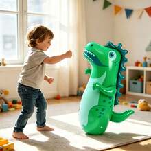 Set Mainan Kantung Tinju Tiup Dinosaurus, Cocok Sebagai Hadiah Ulang Tahun untuk Putra dan Putri, Ideal untuk Dekorasi Latar Belakang Foto Perayaan Momen Penting, Menciptakan Suasana Meriah Pesta Bertema Dinosaurus - View 4