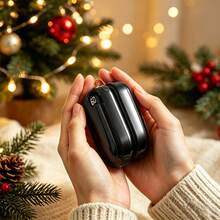 2pcs Magnetic Hand Warmer, Digital Display, Rechargeable Portable Pocket Hand Warmer, Reusable Heater, Essential Winter Accessory For Outdoor, Christmas Stocking Stuffer, Men's Gift - Multicolor - View 1