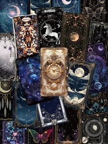 50pcs Mysterious Journey Stickers For Decorating Planner, Diary, Scrapbook, Journal, Luggage, Guitar, Skateboard, Manual, Notebook, Tablet, Water Bottle, Phone - Mysterious Journey 6 - View 2