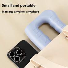 Portable Handheld Body Massager, Electric Deep Tissue Massage Machine For Abdomen, Waist, Leg Muscle Relaxation, Home Fitness Massager, 1200mAh Battery - Multicolor - View 5